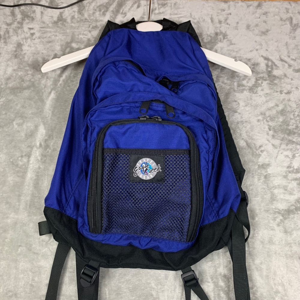 Eagle Creek Travel Gear Backpack Blue Black Hiking Outdoor Daypack Utility VTG